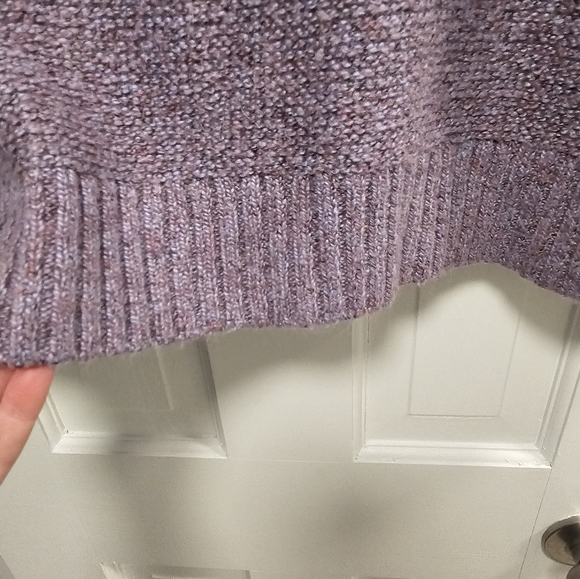 J.jill purple knit sweater - Picture 4 of 7